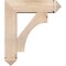 Ekena Millwork Westlake Arts and Crafts Smooth Bracket w/ Offset Brace, Douglas Fir, 7 1/2"W x 26"D x 30"H BKT0806X26X30WTL03SDF - alternate 2